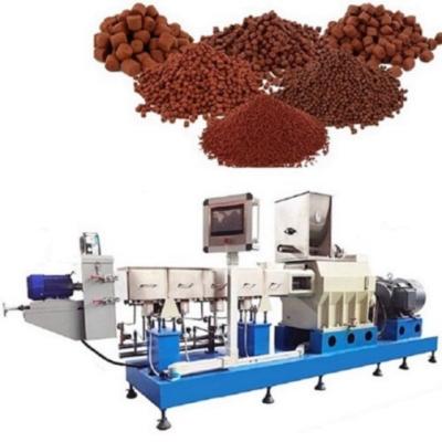 Dry Floating Fish Feed Pellet Extruder Machine