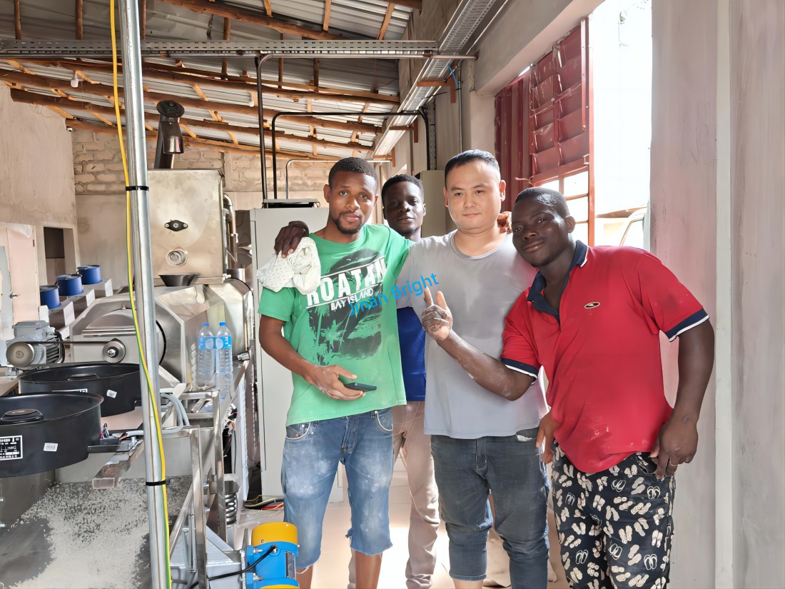 Instalación completa de la máquina para fabricar arroz nutricional fortificado.jpg