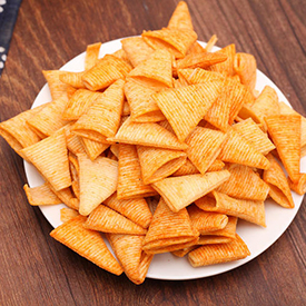 Fried Corn Bugle Chips Extruder Machines