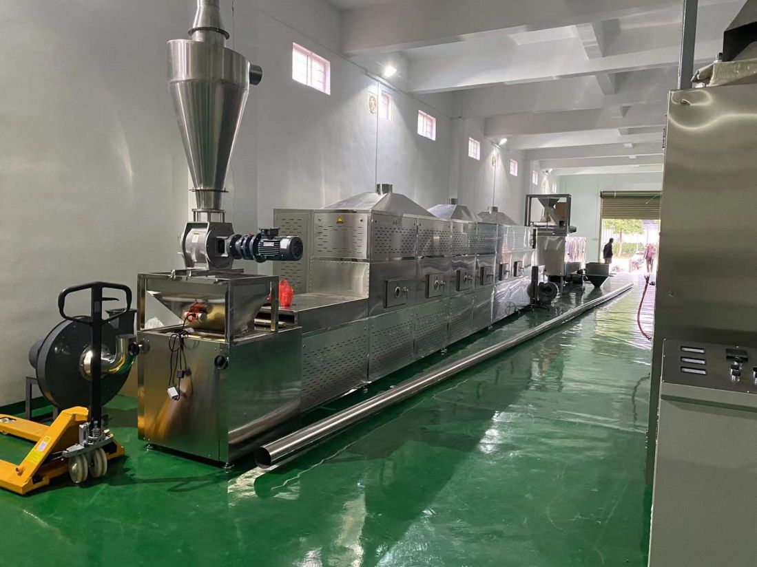 The 200kg/h fortified rice production line has been installed