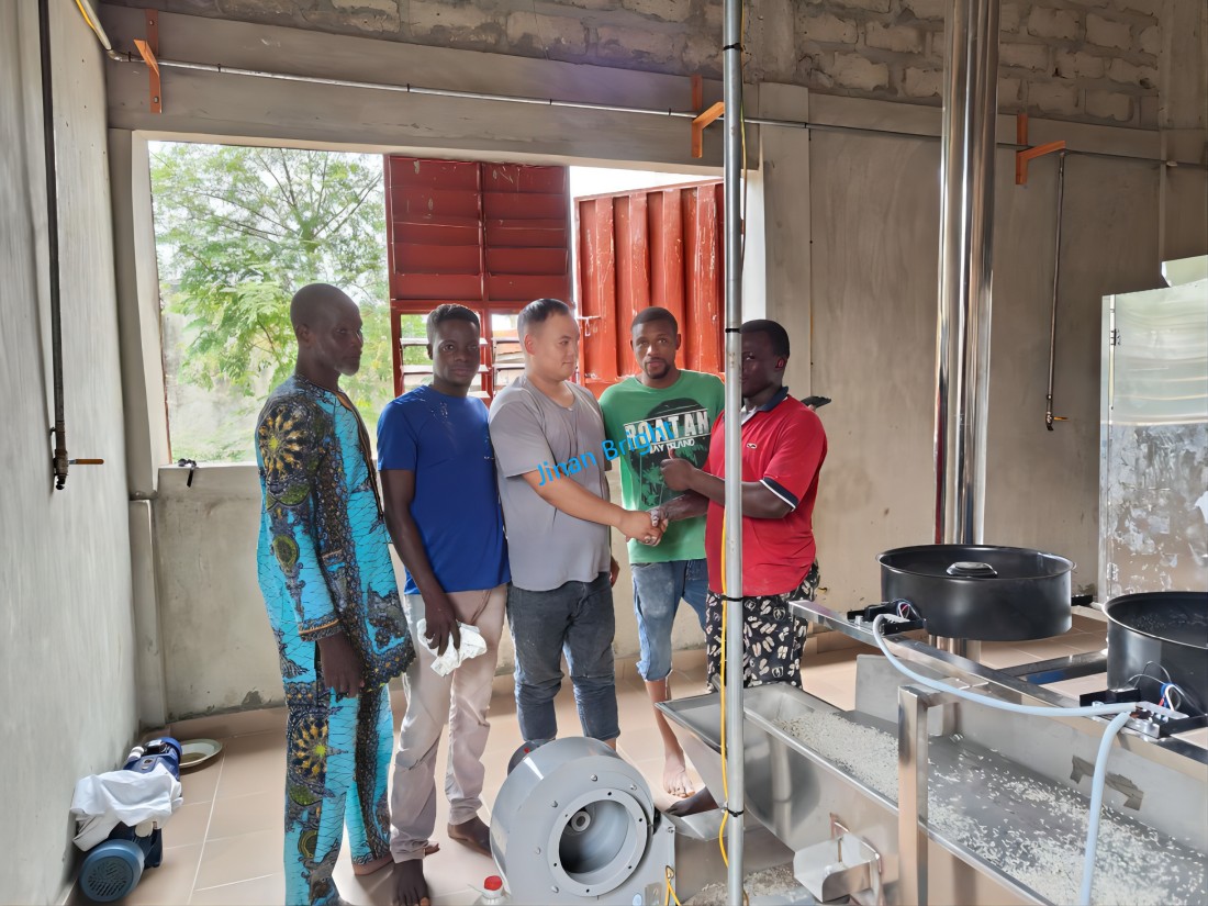 Fortified Nutritional Rice Making Machine Complete Installation.jpg