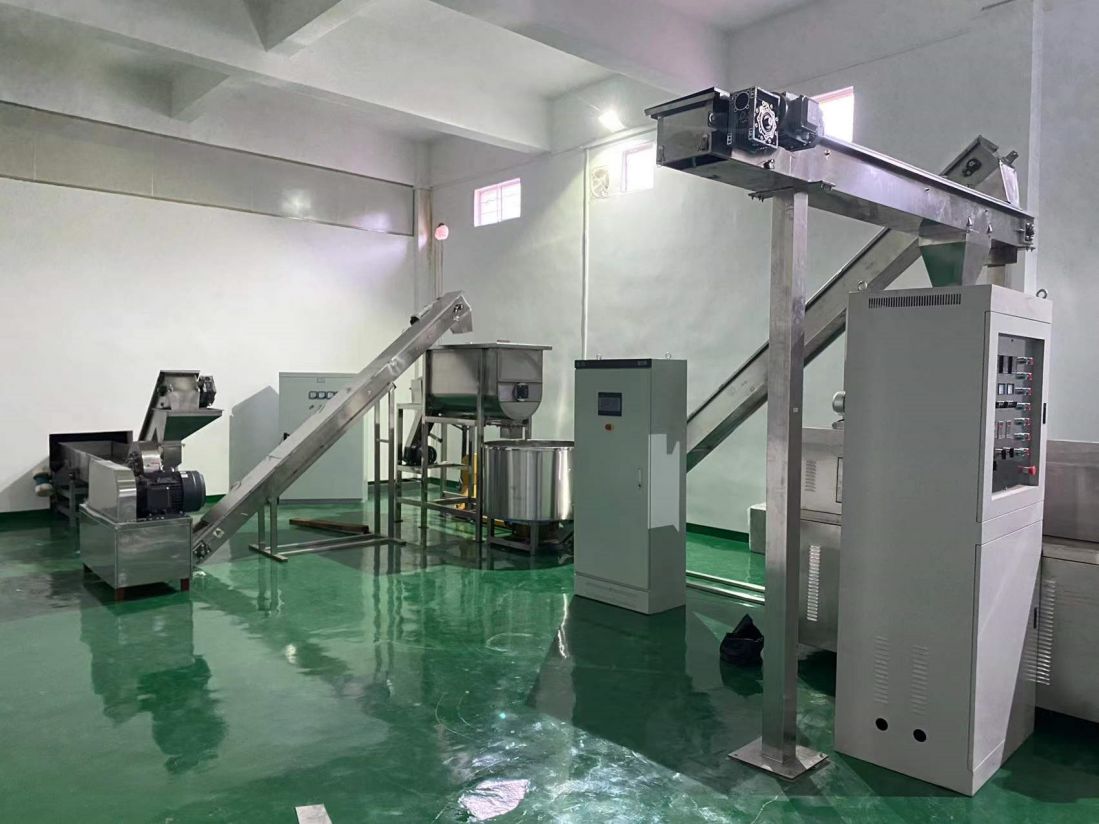 The 200kg/h fortified rice production line has been installed