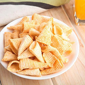 Fried Corn Bugle Chips Extruder Machines