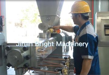 Máquina de fabricación de corteza de arroz frito de 100-150kgh de capacidad