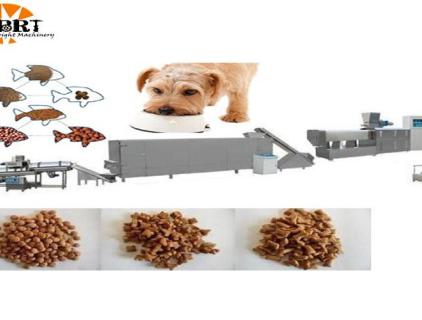 Máquina de comida de gato totalmente seca, máquina de comida para cães e gatos, linha de produção de ração para gatos