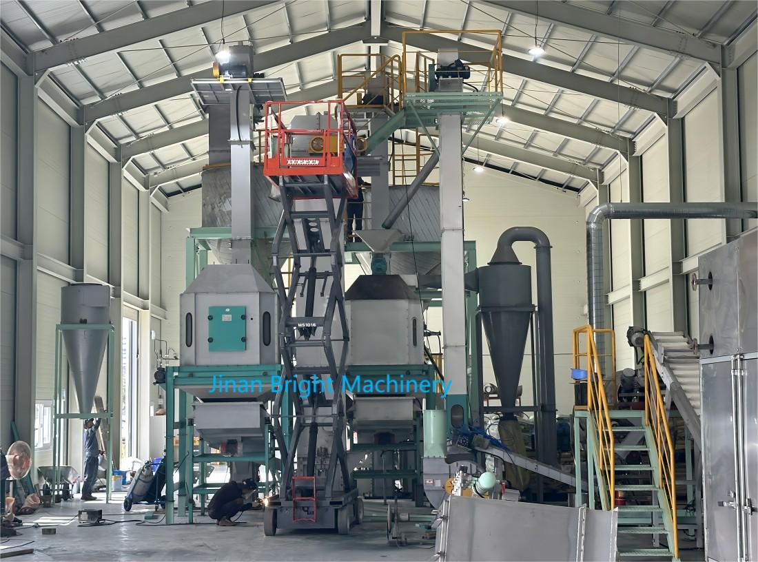 Abalone feed production line installation